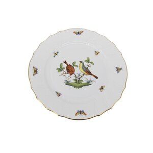 Herend Rothchild Bird Dinner Plate 10.5" NEVER USED 94172